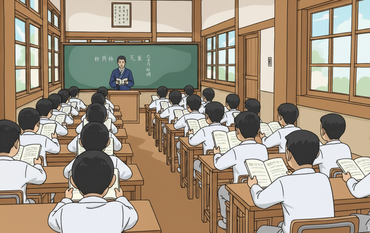 기존 판서식 강의 이미지